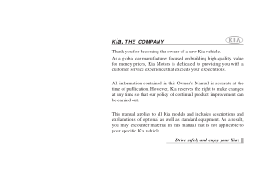 2012 KIA Rondo Owners Manual